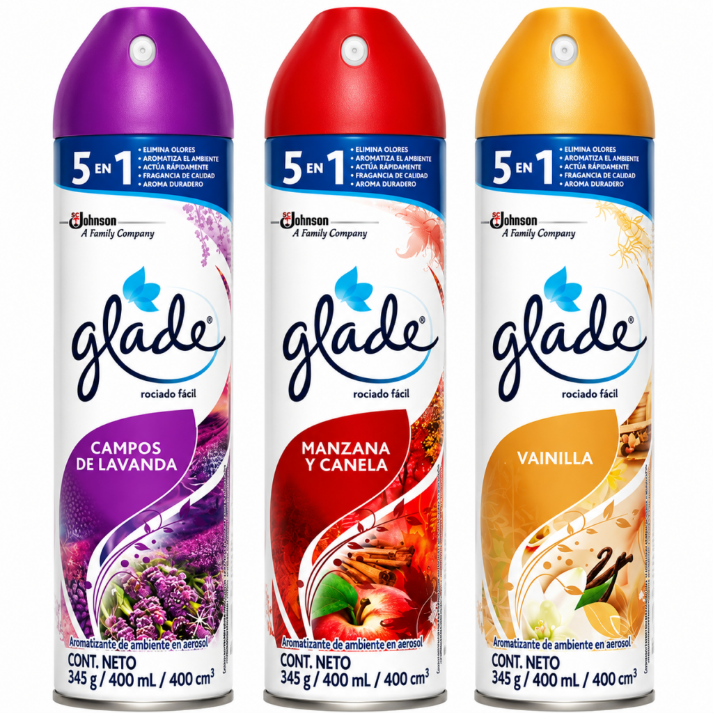 Glade Aromatizante 400 y 275 ml