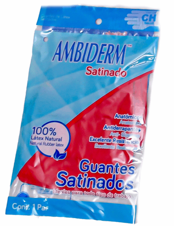 Guantes Rojo Latex N. 7