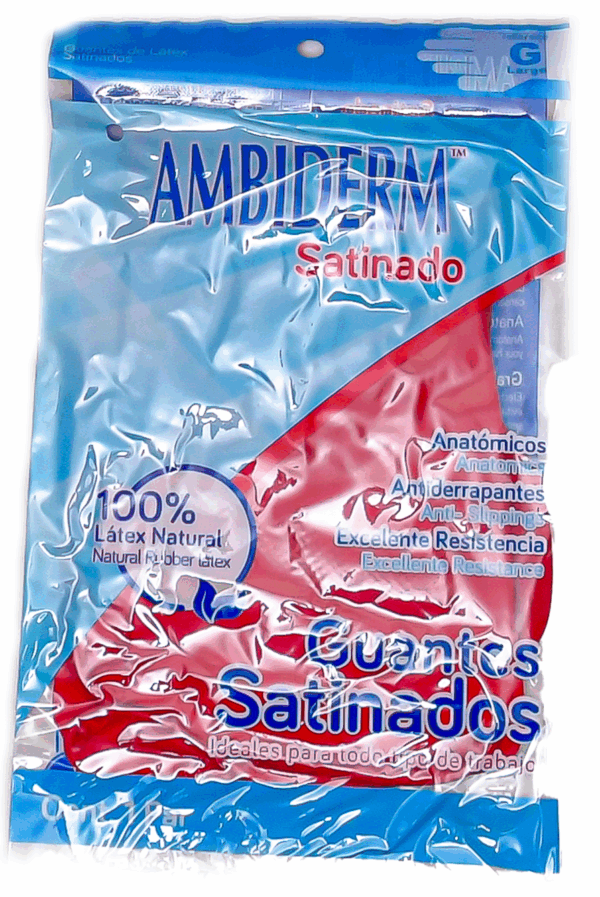 Guantes Rojo Latex N. 9