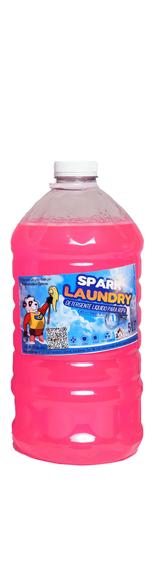Spark Laudry Zote y mas Cloro 5lt