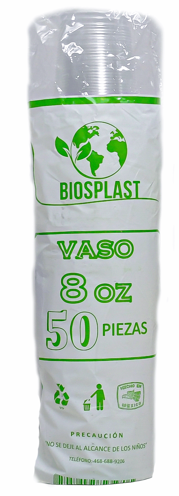 Vaso Bioplast #8